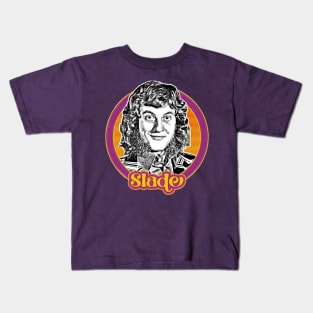 Slade // Retro 70s Style Fan Art Design Kids T-Shirt